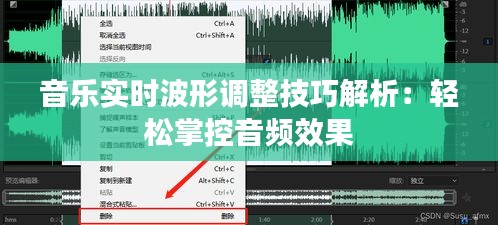 音乐实时波形调整技巧解析：轻松掌控音频效果