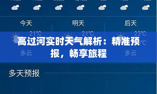 高过河实时天气解析：精准预报，畅享旅程