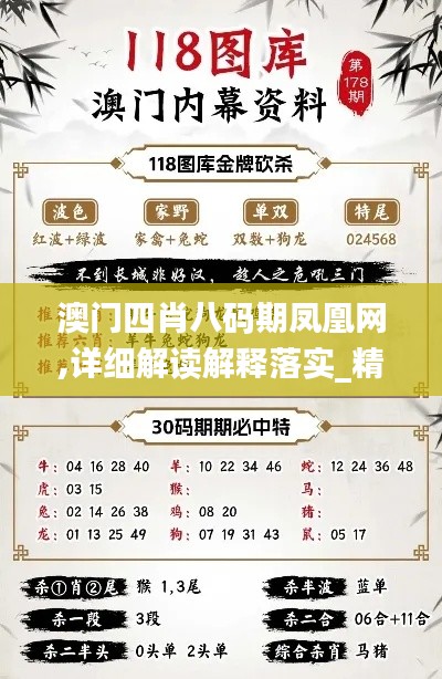 澳门四肖八码期凤凰网,详细解读解释落实_精简版7.782