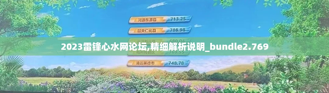 2023雷锋心水网论坛,精细解析说明_bundle2.769