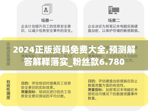 2024正版资料免费大全,预测解答解释落实_粉丝款6.780
