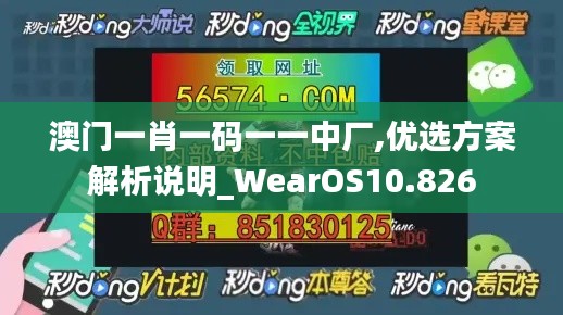 澳门一肖一码一一中厂,优选方案解析说明_WearOS10.826