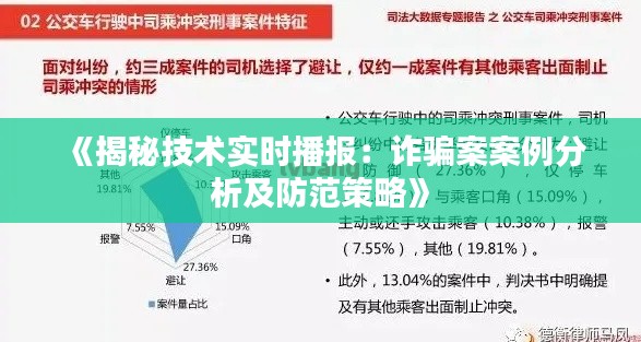 《揭秘技术实时播报：诈骗案案例分析及防范策略》