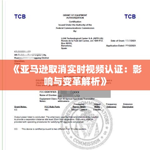 《亚马逊取消实时视频认证：影响与变革解析》