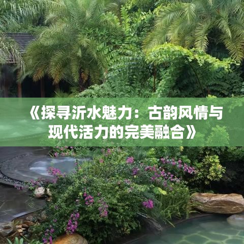 《探寻沂水魅力：古韵风情与现代活力的完美融合》