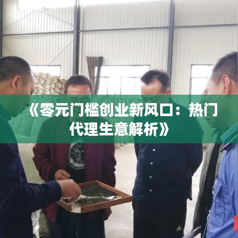 《零元门槛创业新风口：热门代理生意解析》