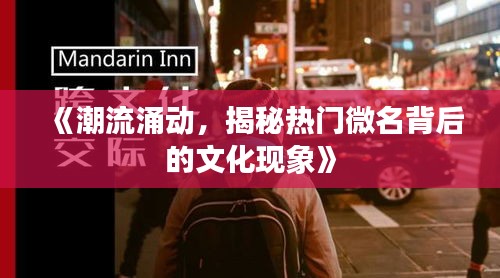 《潮流涌动，揭秘热门微名背后的文化现象》