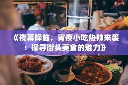 《夜幕降临，宵夜小吃热辣来袭：探寻街头美食的魅力》