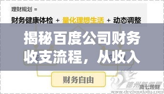 揭秘百度公司财务收支流程，从收入到支出，洞悉企业运营脉络！