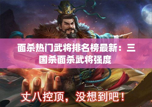 面杀热门武将排名榜最新：三国杀面杀武将强度 