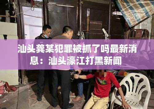 汕头龚某犯罪被抓了吗最新消息：汕头濠江打黑新闻 