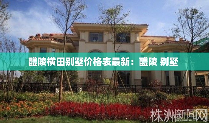 醴陵横田别墅价格表最新：醴陵 别墅 