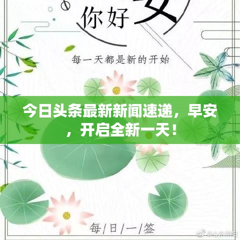 今日头条最新新闻速递，早安，开启全新一天！