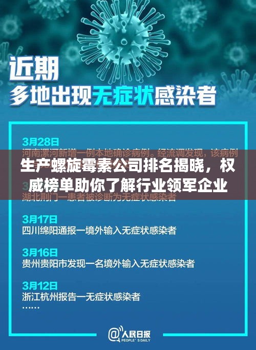 生产螺旋霉素公司排名揭晓，权威榜单助你了解行业领军企业！