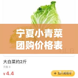宁夏小青菜团购价格表最新：宁夏青菜今年多少钱一斤 