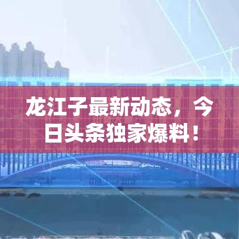 龙江子最新动态，今日头条独家爆料！