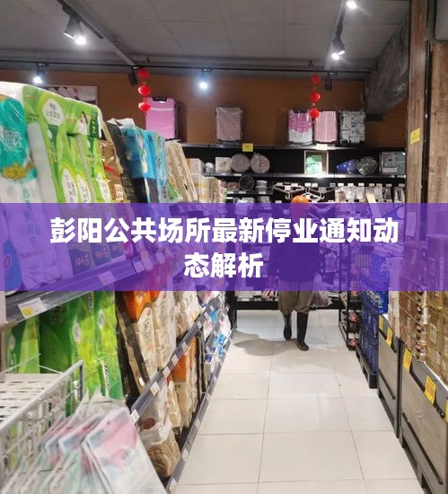 彭阳公共场所最新停业通知动态解析