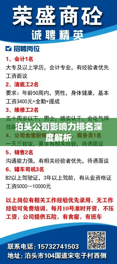 泊头公司影响力排名深度解析