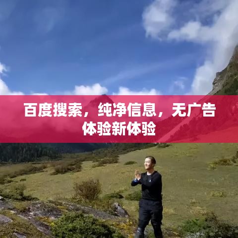百度搜索，纯净信息，无广告体验新体验