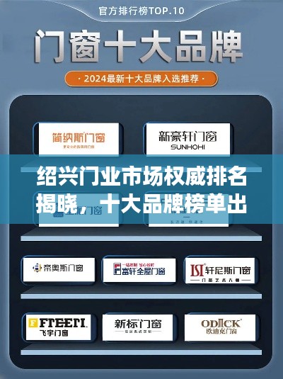 绍兴门业市场权威排名揭晓，十大品牌榜单出炉！
