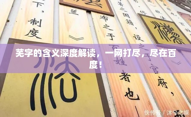 芜字的含义深度解读，一网打尽，尽在百度！