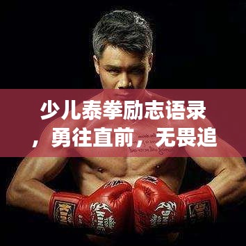 少儿泰拳励志语录，勇往直前，无畏追梦，铸就辉煌梦想之路！