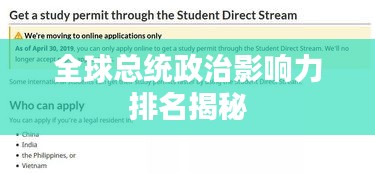 全球总统政治影响力排名揭秘