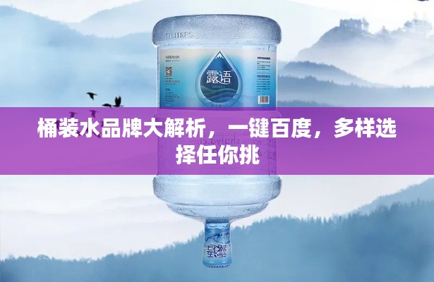 桶装水品牌大解析，一键百度，多样选择任你挑