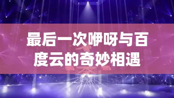 最后一次咿呀与百度云的奇妙相遇