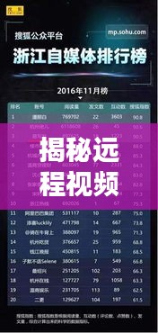 揭秘远程视频公司排名及行业影响力榜单