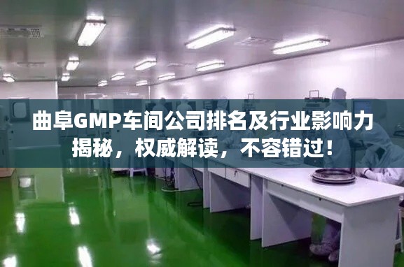 曲阜GMP车间公司排名及行业影响力揭秘，权威解读，不容错过！