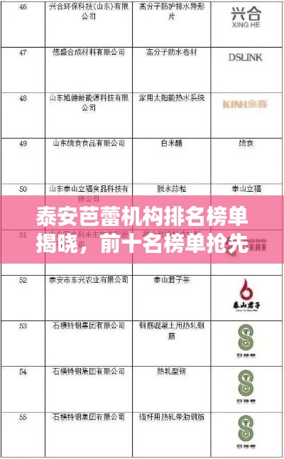 泰安芭蕾机构排名榜单揭晓，前十名榜单抢先看！