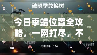 今日季蜡位置全攻略，一网打尽，不容错过！