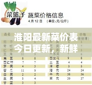 淮阳最新菜价表今日更新，新鲜出炉的菜价信息！