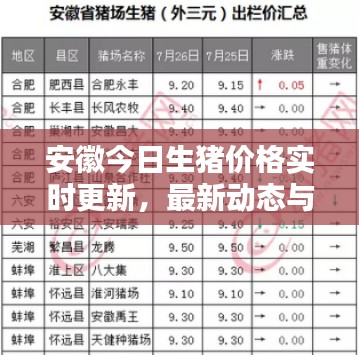 安徽今日生猪价格实时更新，最新动态与走势分析