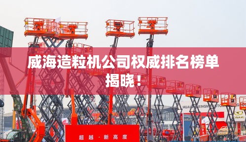 威海造粒机公司权威排名榜单揭晓！