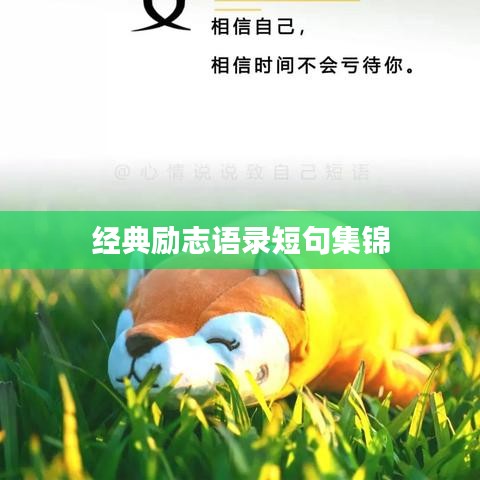 经典励志语录短句集锦