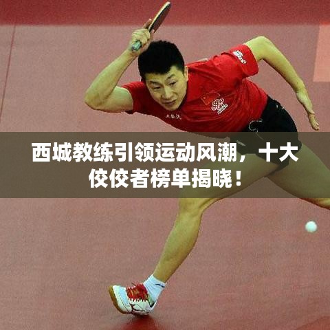 西城教练引领运动风潮，十大佼佼者榜单揭晓！